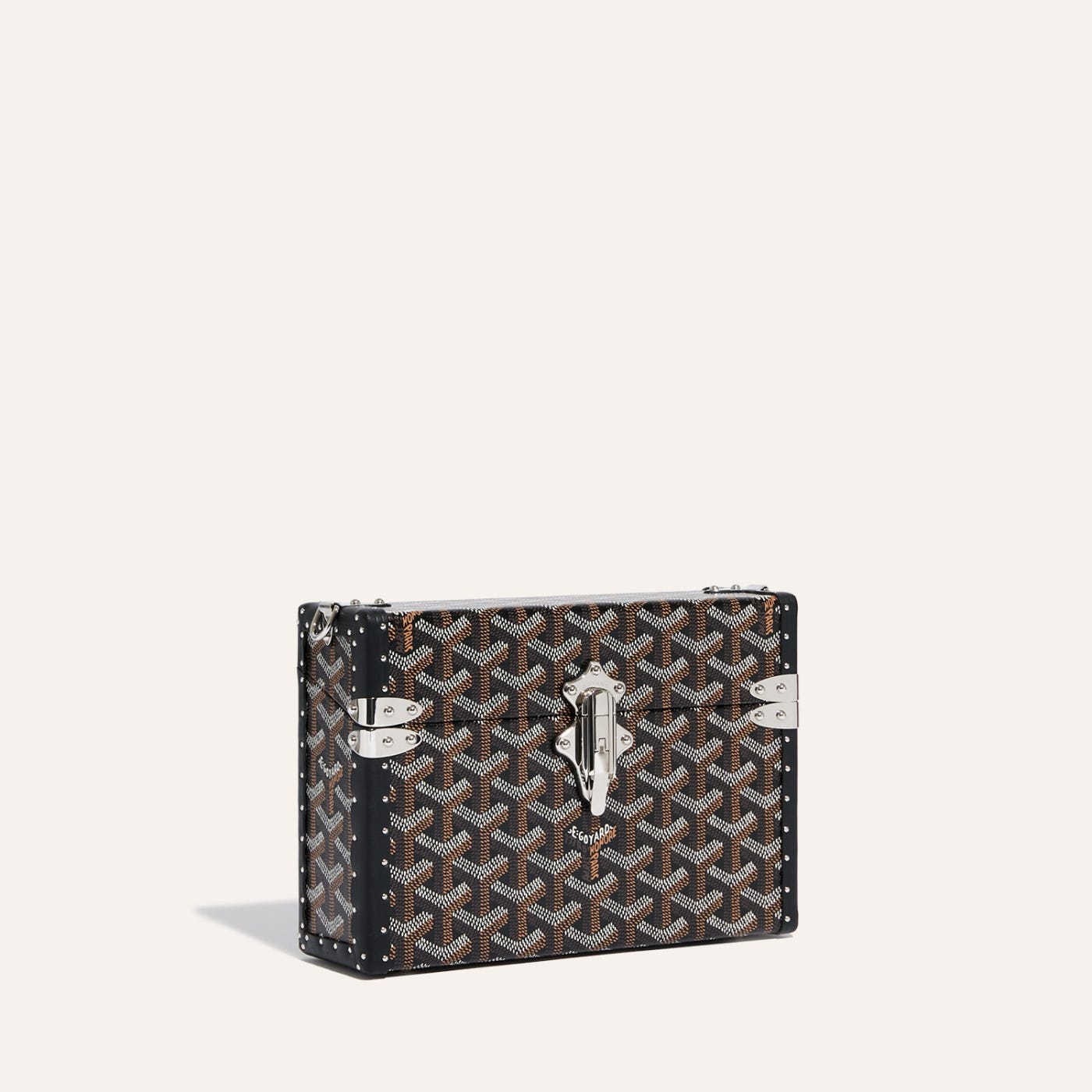 Goyard Cassette Trunk Bag Black - Image 1